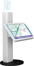 IMD kiosk, wayfinding, digital signage, queue management
